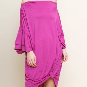 UMGEE - Ruffle Sleeve Dress, NWT